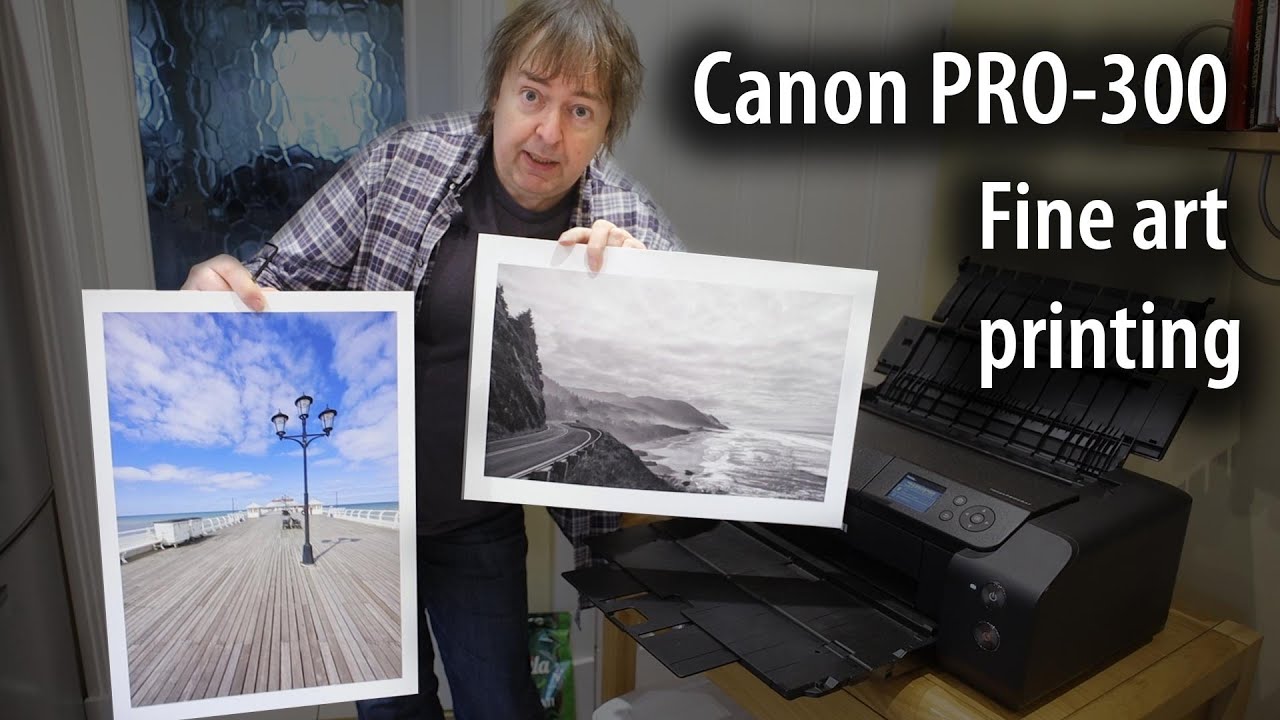 Печать художественных работ на Canon PRO-300. На высококачественной гладкой тряпичной бумаге для ...