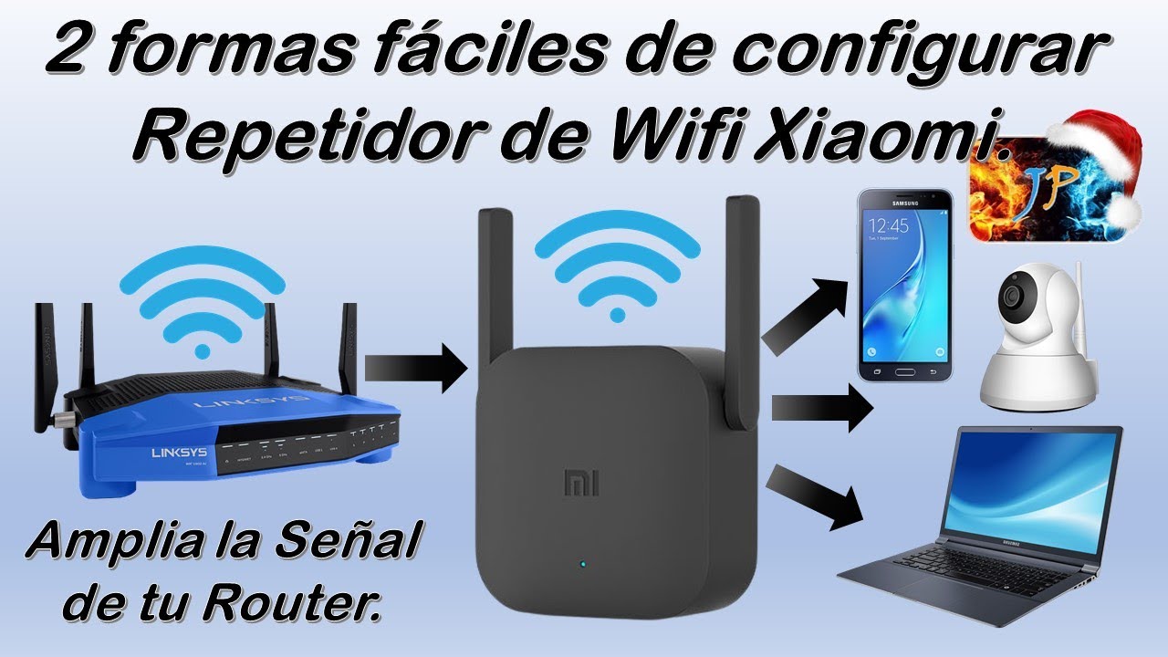 Dos formas fáciles de configurar Repetidor de Wifi Xiaomi Mi Wi-Fi Range Extender Pro,  WiFi N300.