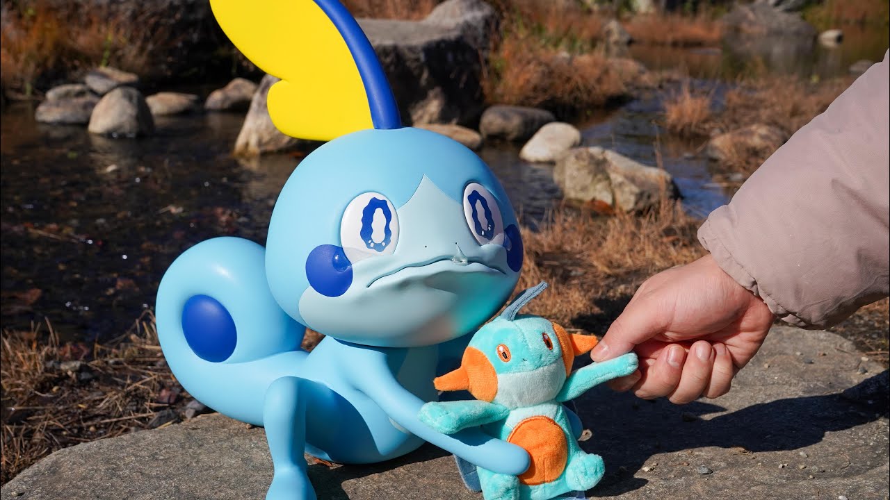 【粘土】泣き顔メッソン作ってみた How to make Sobble /Pokémon Clay Art