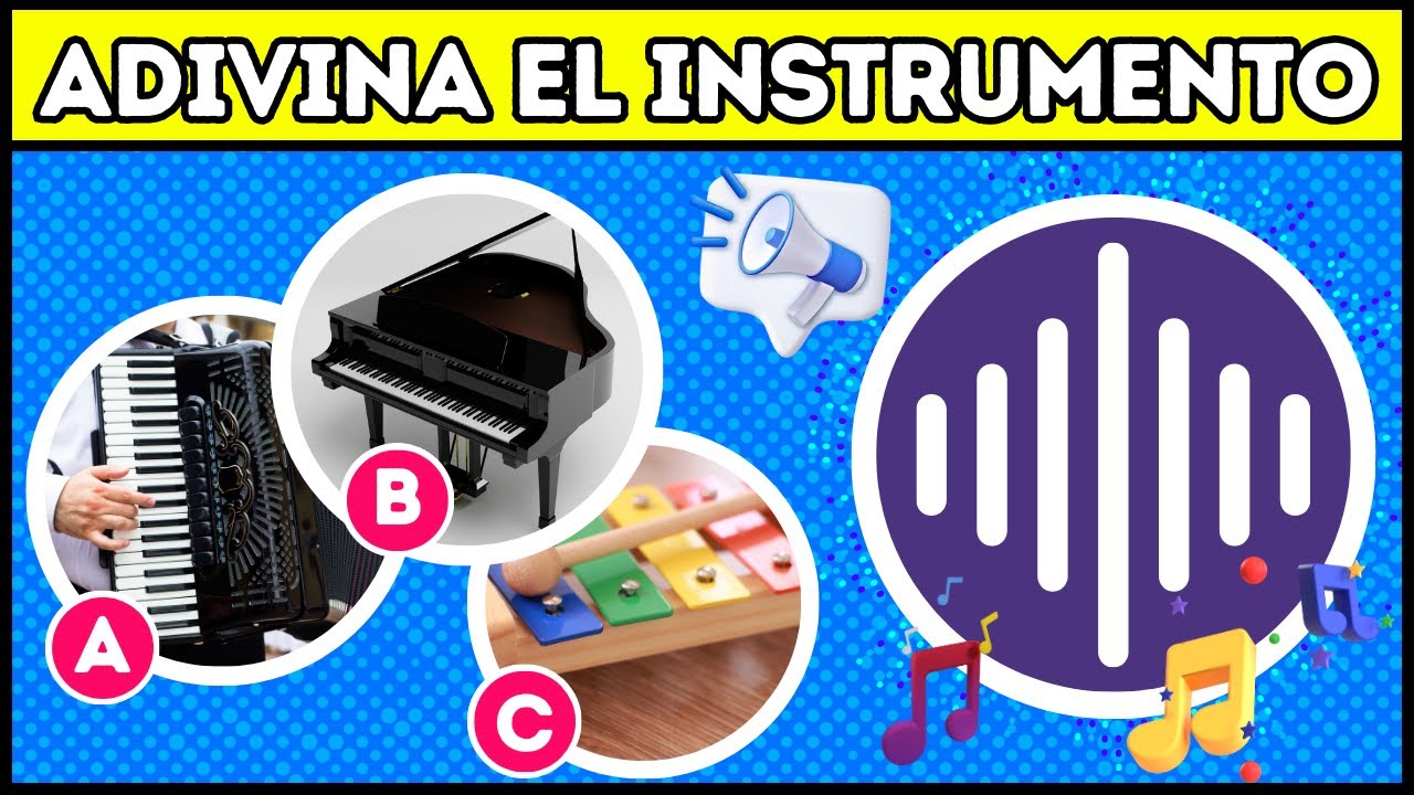 Adivina el INSTRUMENTO por su SONIDO  | Juego de estimulación auditiva para niños