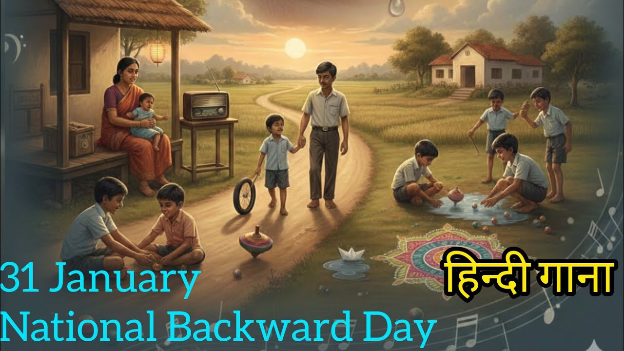 31 जनवरी | National Backward Day Song | हिन्दी | @TodaySpecialSong | Today Song | 