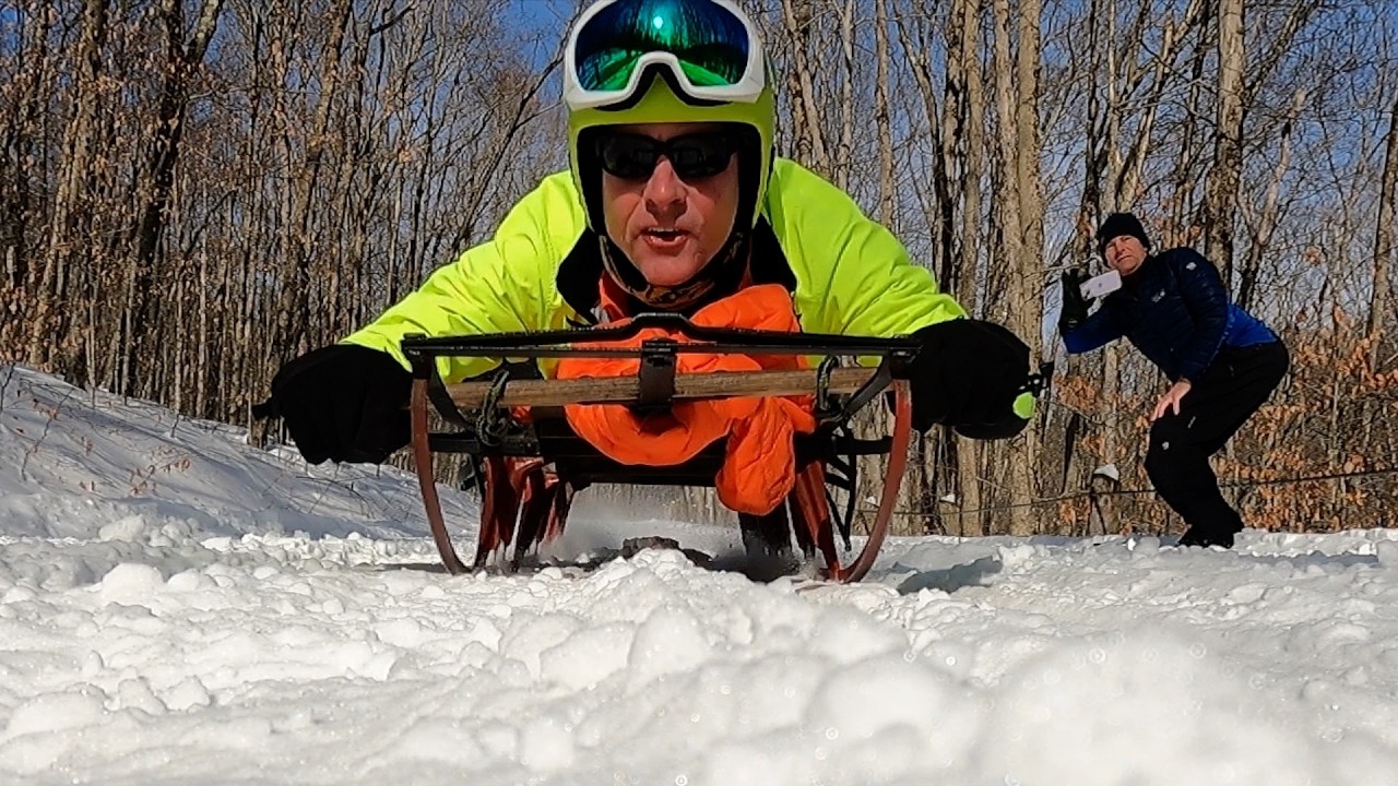 The longest sledding run in Massachusetts! (we think)