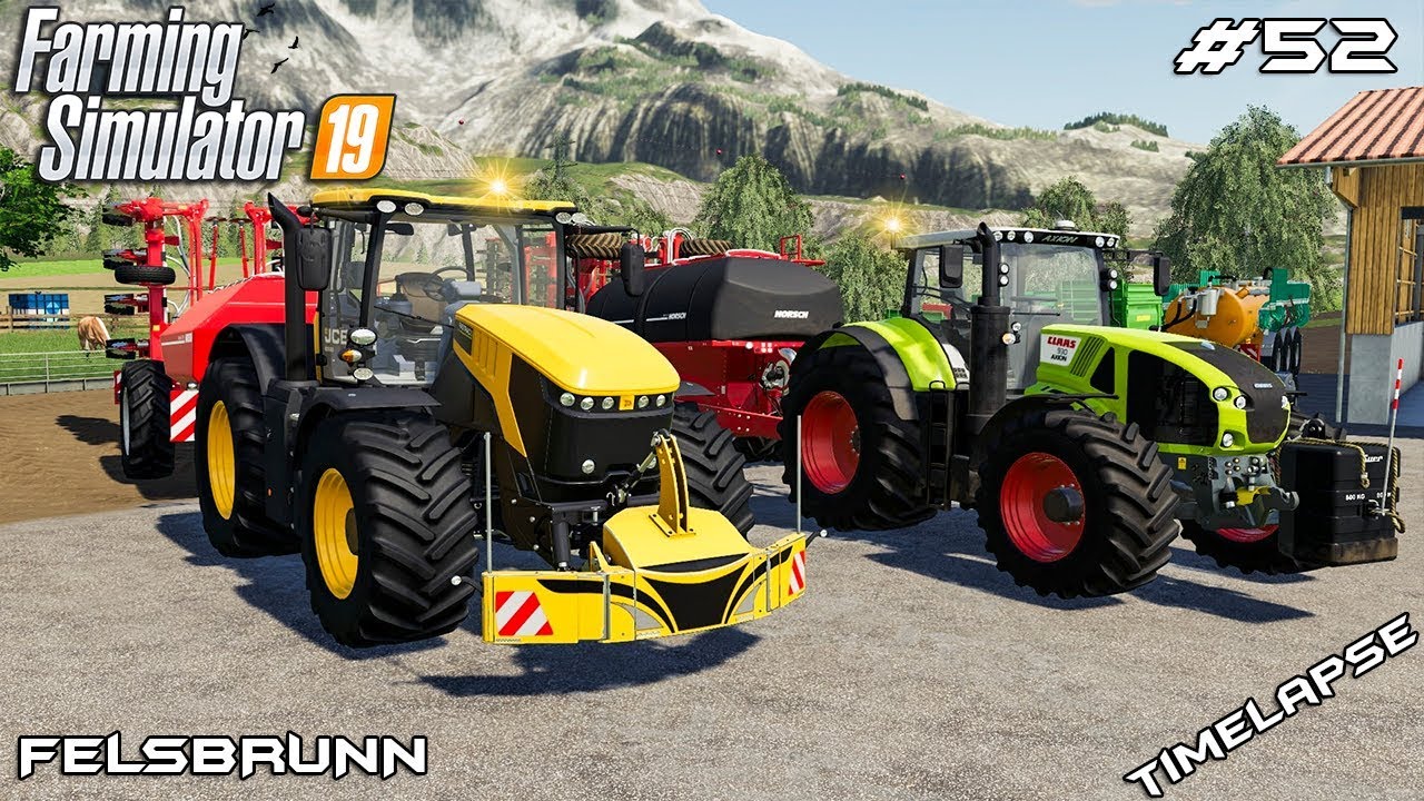 Planting corn and wheat | Animals on Felsbrunn | Farming Simulator 19 | Episode 52