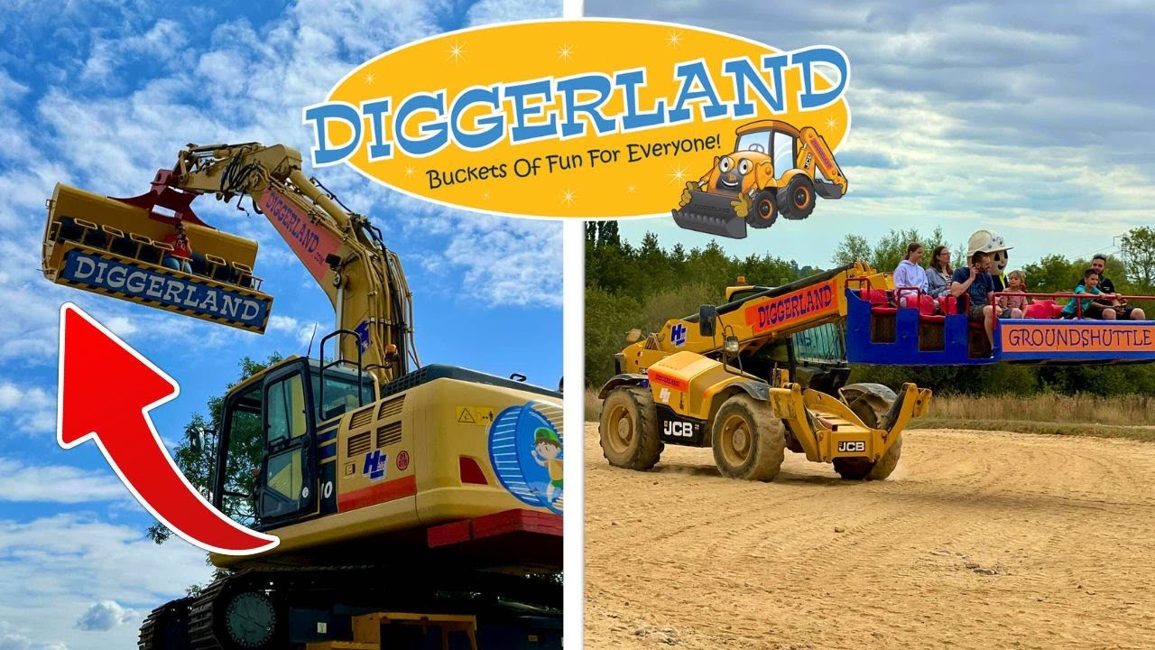 Diggerland Devon Vlog 2025 - AWESOME JCB Theme Park! 