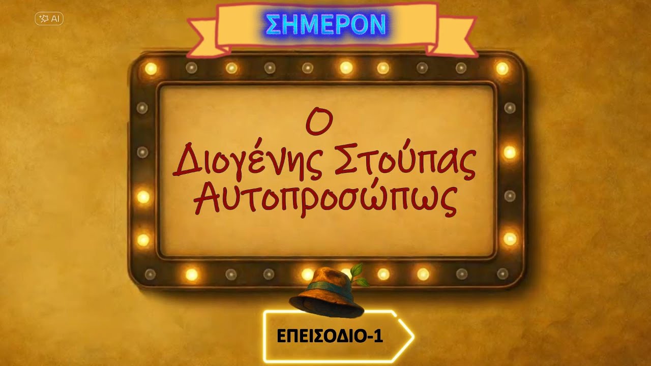Ο Διογένης Στούπας Αυτοπροσώπως