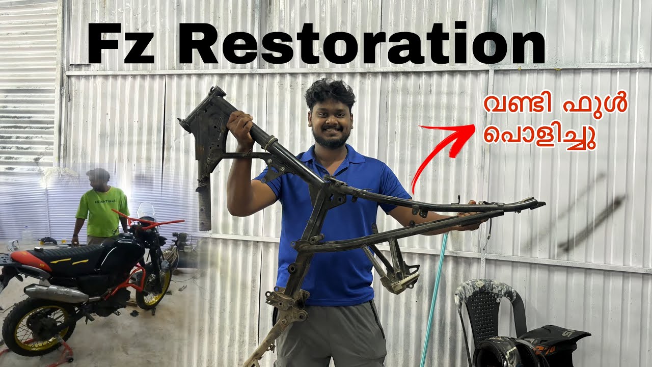 Fz restoration part 2 | പെയിന്റ് അടിക്കാൻ വണ്ടി ഫുൾ പൊളിച്ചു 🔥