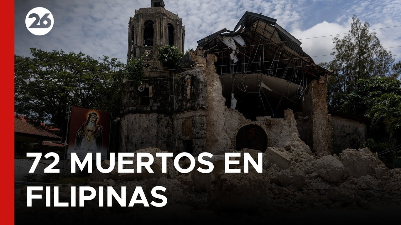 🇵🇭 DESASTRE EN FILIPINAS | Sube el numero de MUERTOS a 72 por el  SISMO