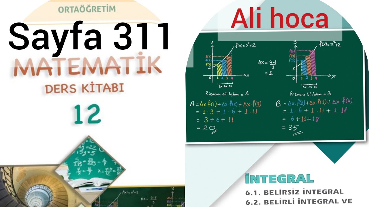MEB 12.SINIF MATEMATİK KİTABI ALIŞTIRMALAR SAYFA 311