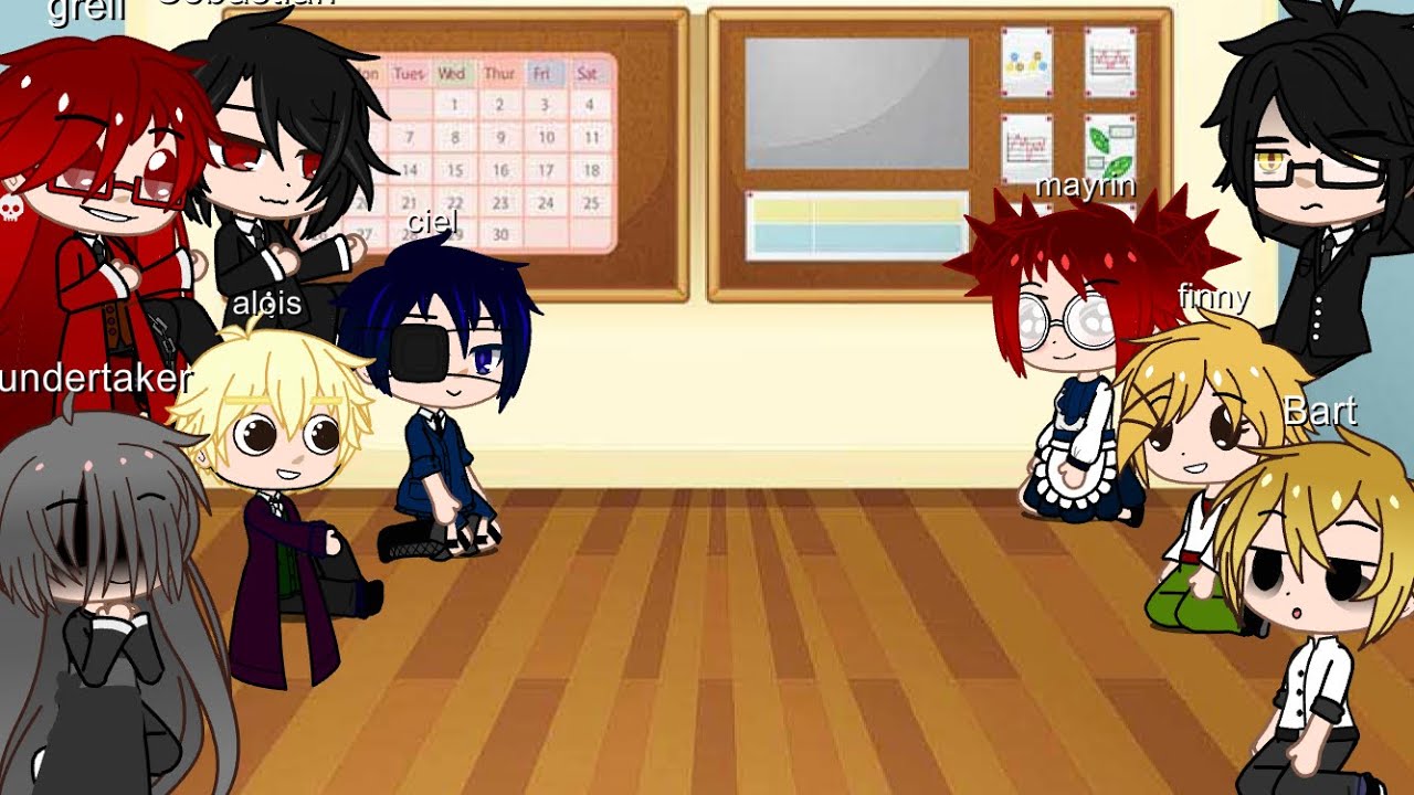 Black butler react to Yn as Sebastians sister ❤️❤️❤️ (pt 2)
