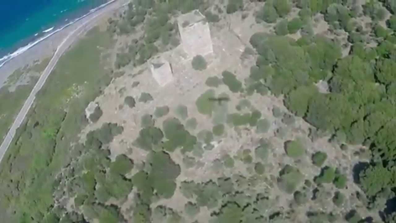 Flight over North Samothraki. The magic island