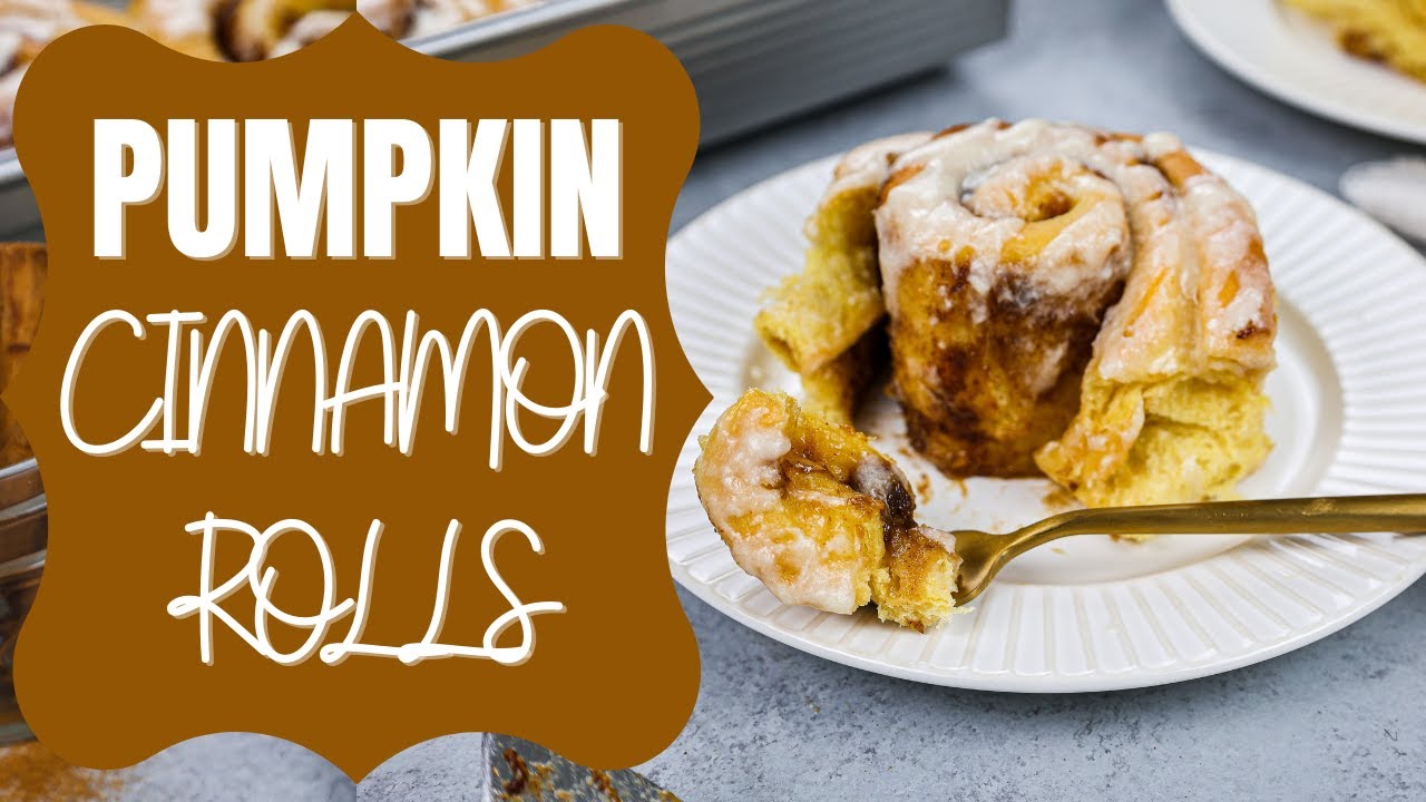 Pumpkin Pie Cinnamon Rolls | CHELSWEETS