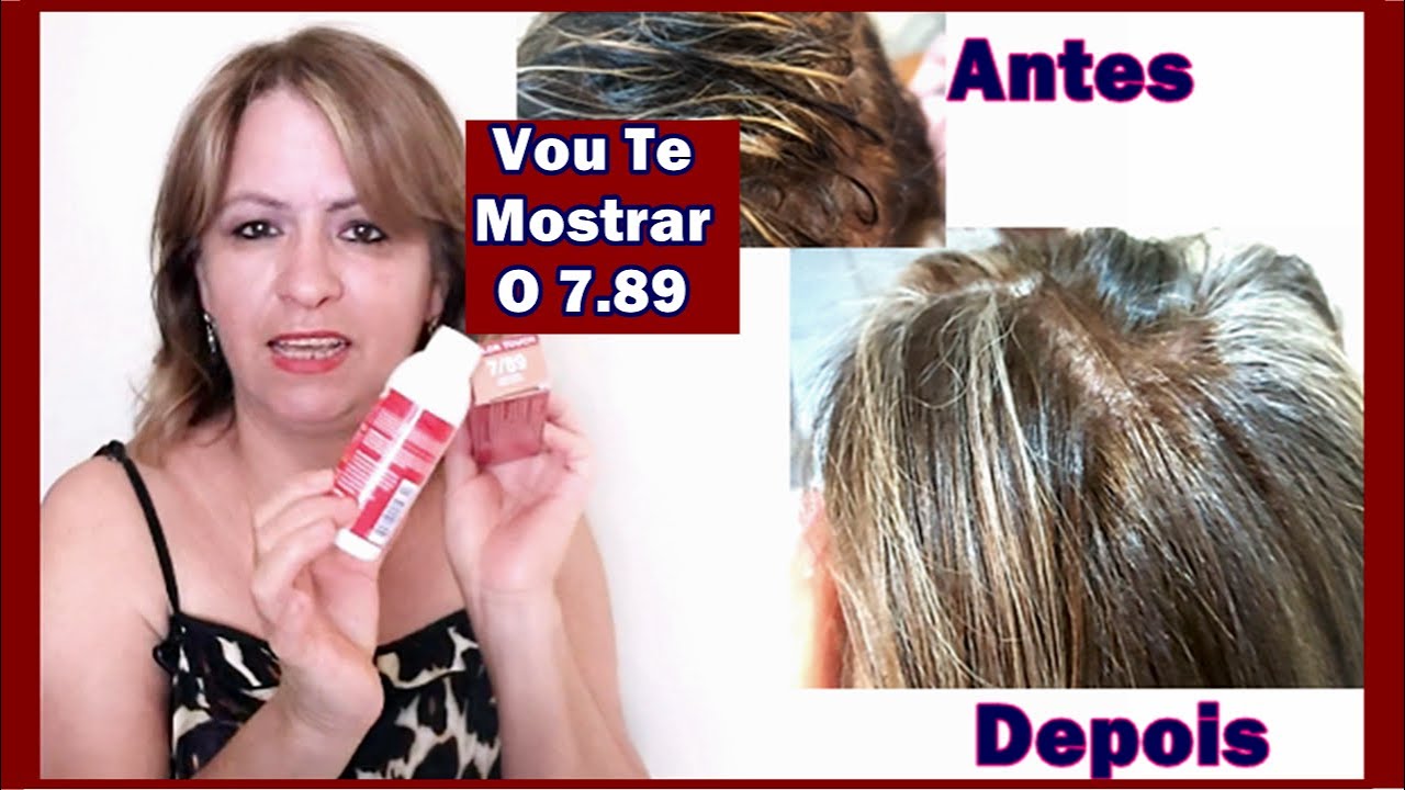 Wella  7. 89 Da Color Touch/ Veja Que Lindo Ficou . Muito Bom Para Tirar O Laranja Do Cabelo