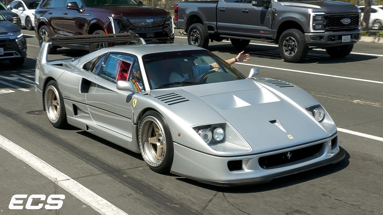 Supercars Accelerating at South OC C&C - F40 'LM', CRAZY Builds, McLaren P1, Widebody 812