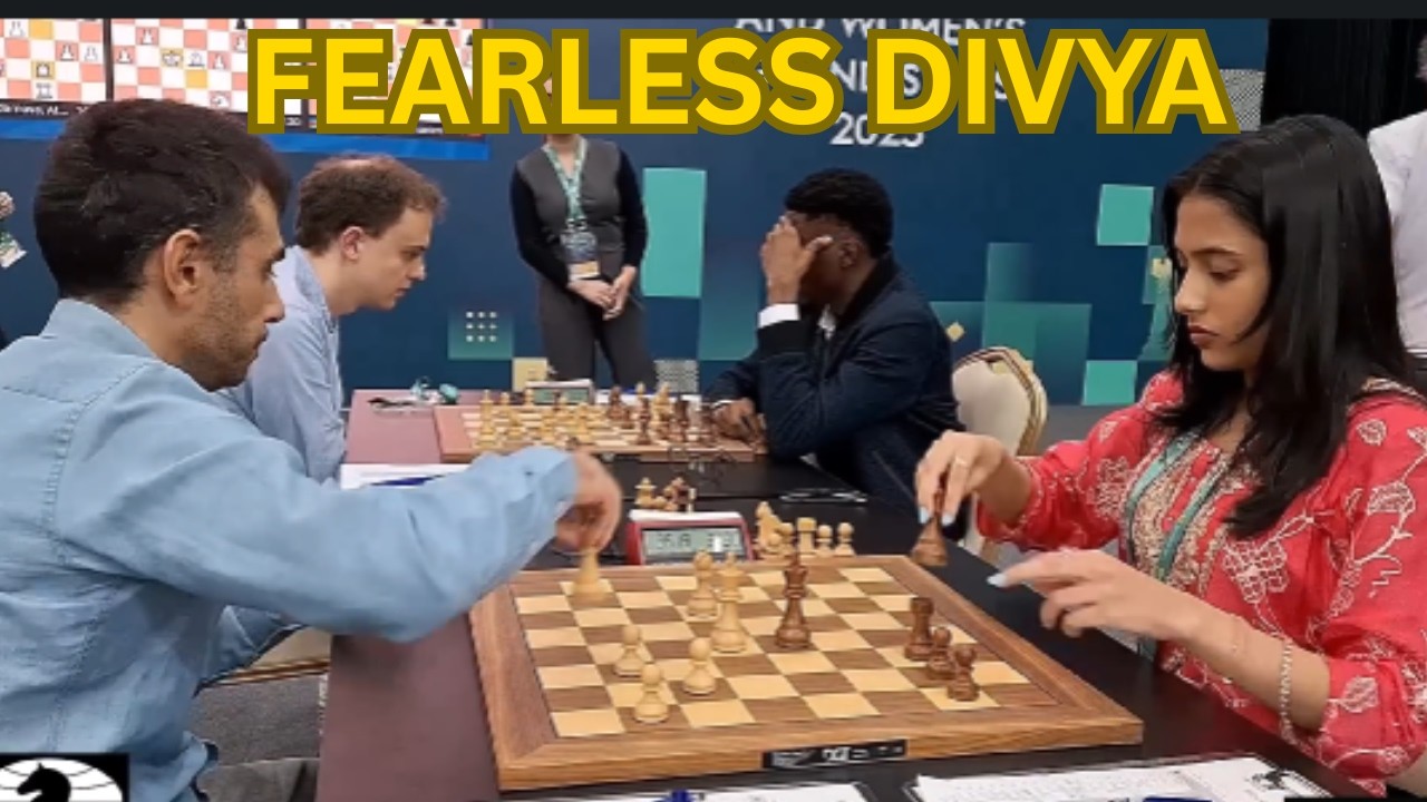 Divya Deshmukh Playing Outsatding Against Armenian No 1 Gabriel Sargissian