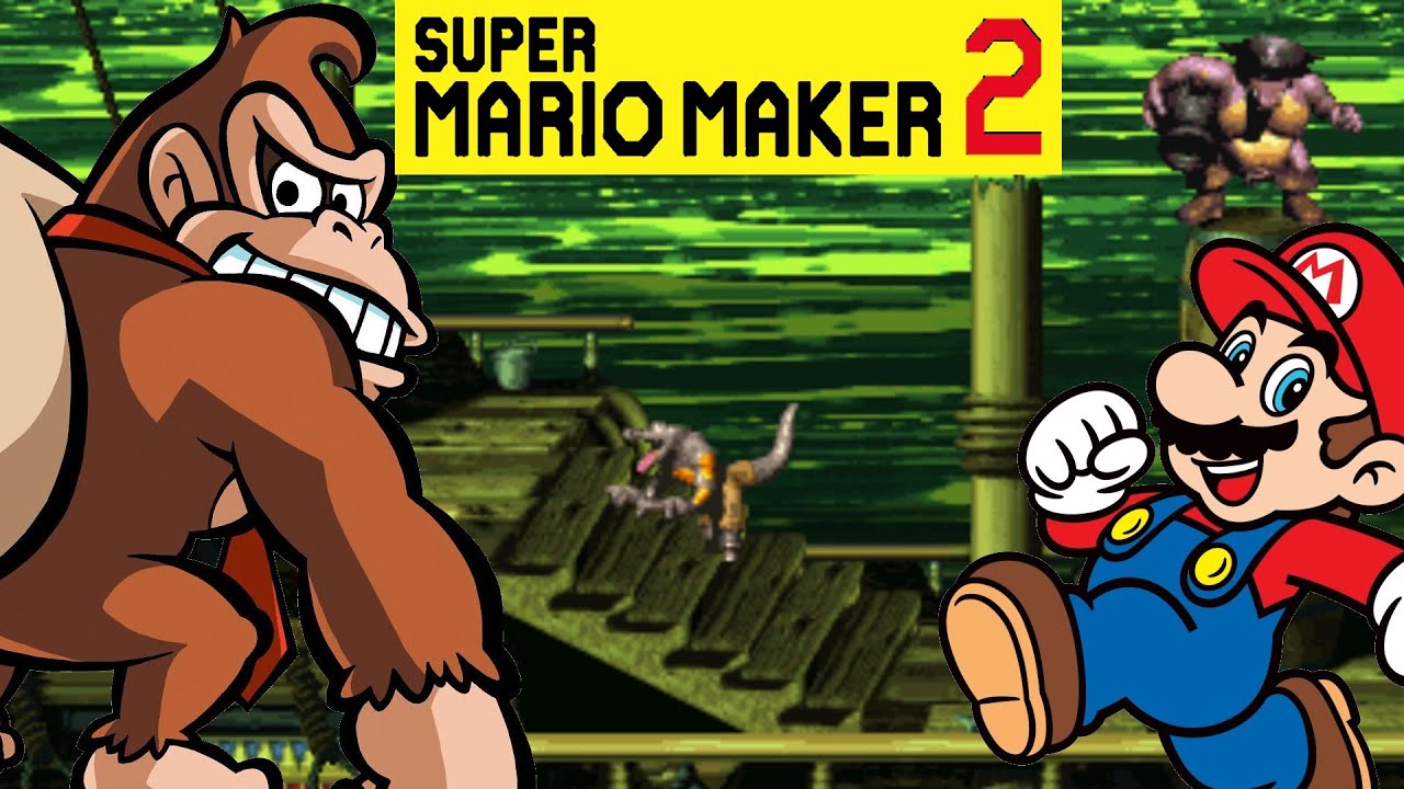 Super Mario Maker 2: Donkey Kong Country 2: Rattle Battle Showcase
