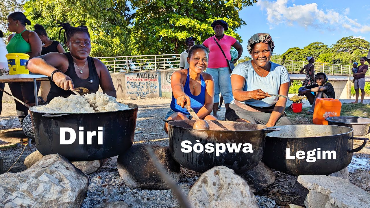 Nou prepare 3 gwo chodyè diri sòspwa legim jan timoun yo te mande l la | nou fè yo plezi  