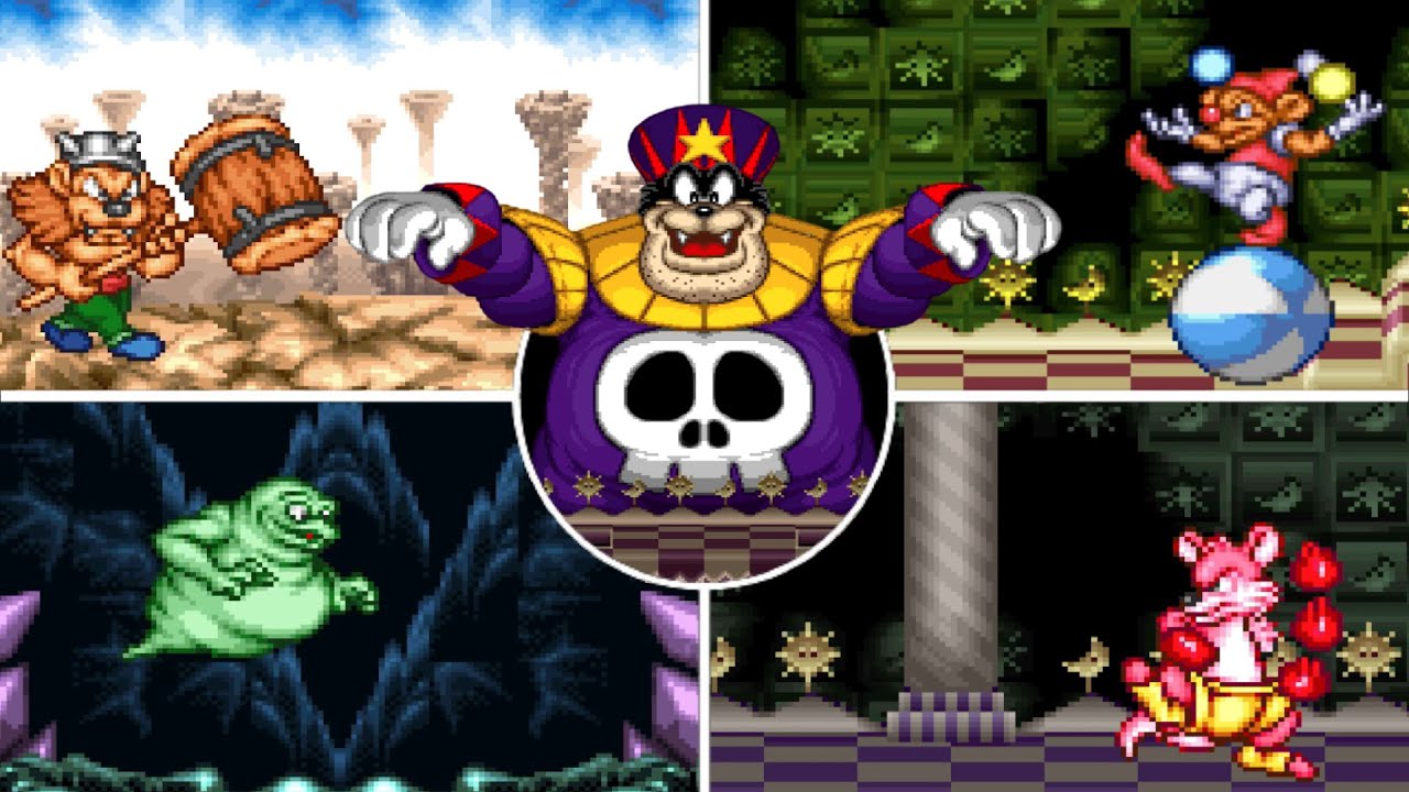 Donald Duck and the Magic Hat (SNES) All Bosses (No Damage, Hard)