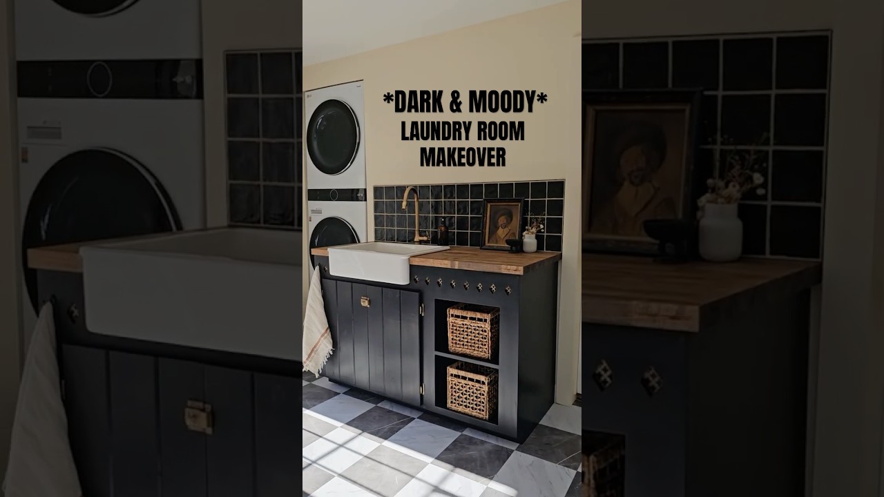 *Темный и мрачный* ремонт прачечной 