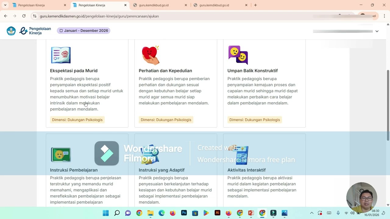 Cara Pengisian Pengelolaan Kinerja Guru 2026