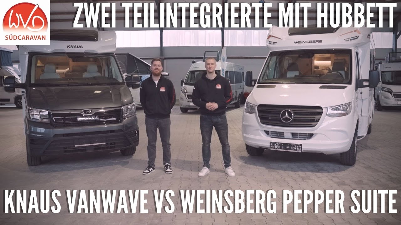 KNAUS VAN WAVE MAN VS WEINSBERG PEPPER SUITE MERCEDES | Der große Vergleich