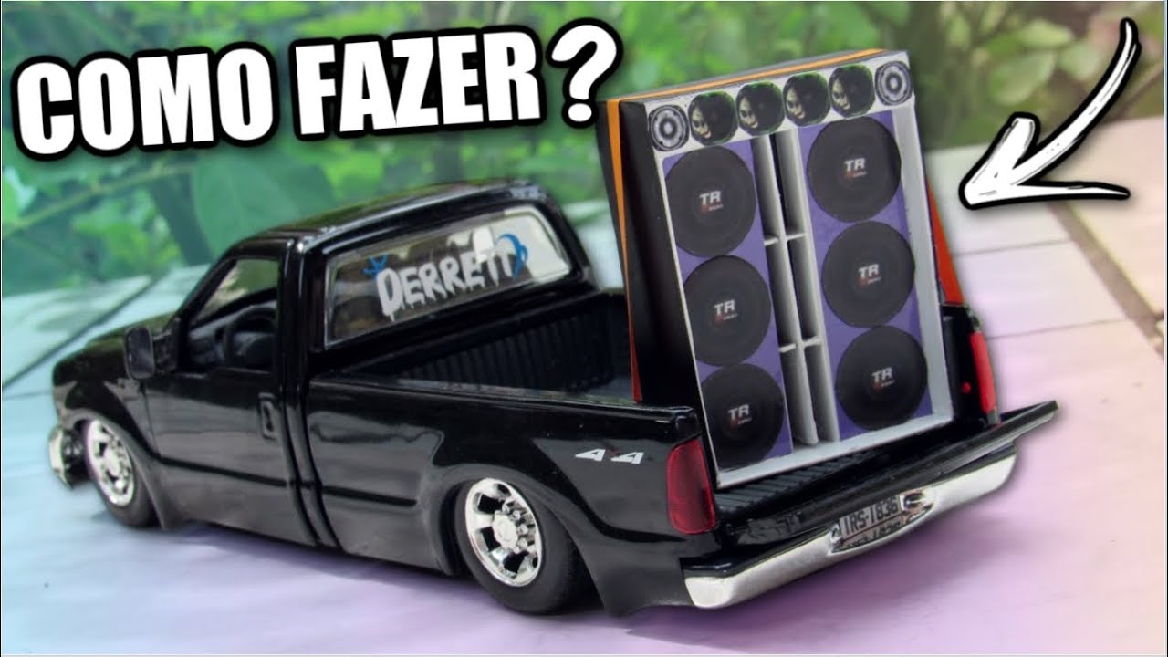 COMO FAZER MINI CAIXA DE SOM REALISTA