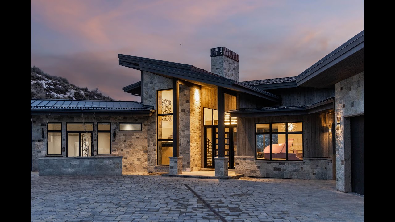 Modern Mountain Estate by Lane Myers Construction