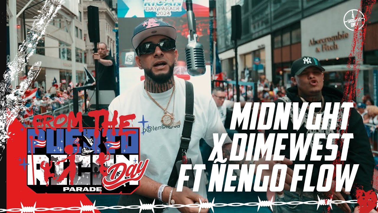 Midnvght x DimeWest (ft &Ntilde;engo Flow) - Caracol | From The Puerto Rican Day Parade 🎙️🇵🇷
