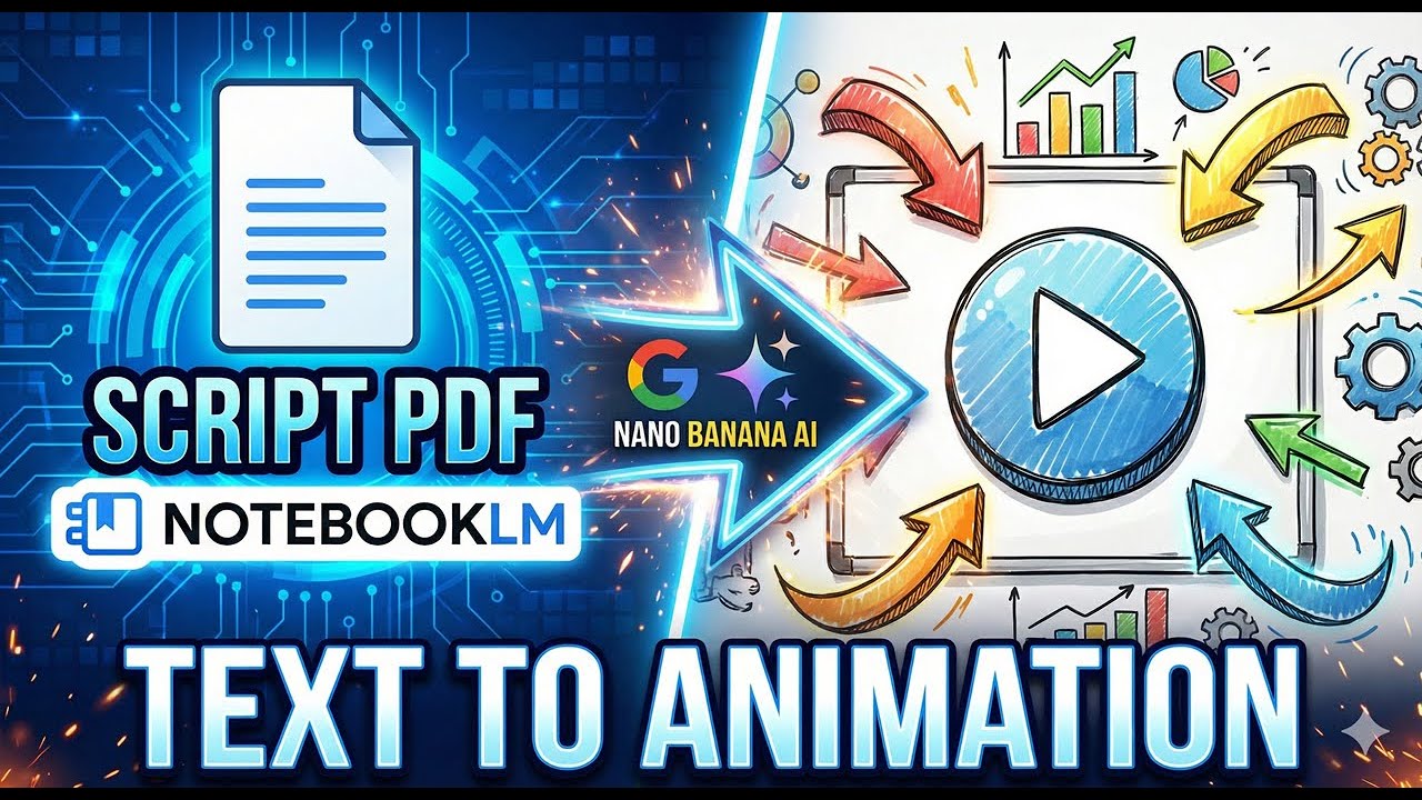 Как превратить заметки из NotebookLM в анимацию на белой доске (урок по Nano Banana Pro)