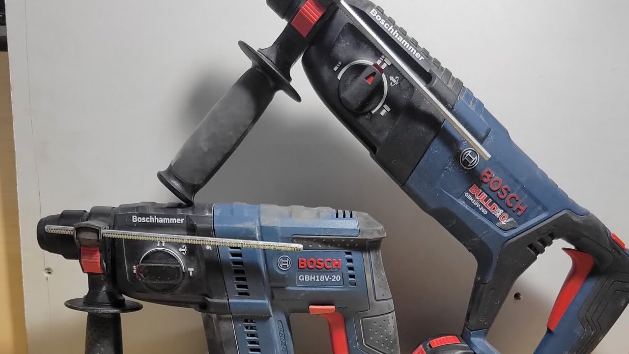 Bosch SDS Rotary Hammer! GBH18V20 and GBH18V26