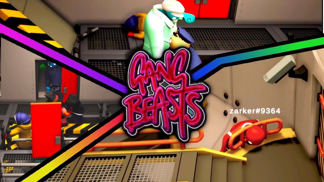 GANG BEAST - Big Guy 1v1, Door Catapult Launch, and Tim Getting his Big Head Stuck
