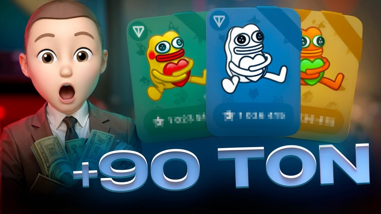 С НУЛЯ ДО 100 TON НА TELEGRAM NFT ПОДАРКАХ - ЧАСТЬ 2