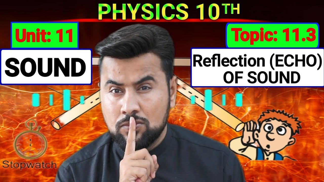 Echo of sound 10th physics😱| Reflection (echo) of sound🔥| Unit#11: SOUND