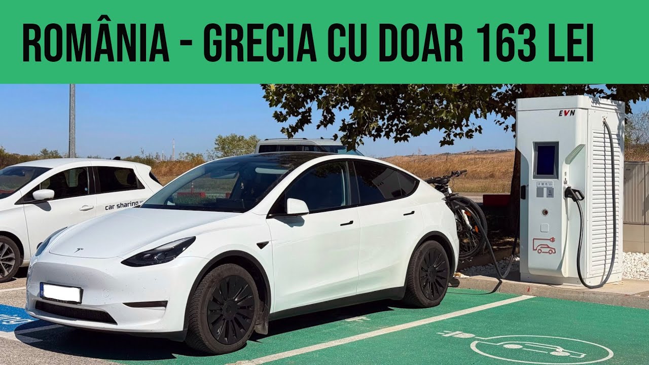 AM PLECAT ÎN HALKIDIKI CU TESLA MODEL Y