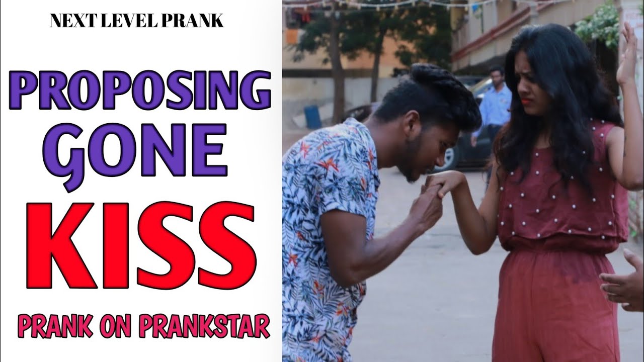 Next Level Prank  Proposing With Kiss On Prankpataka Prankstar || Telugu Pranks || Prankboy telugu