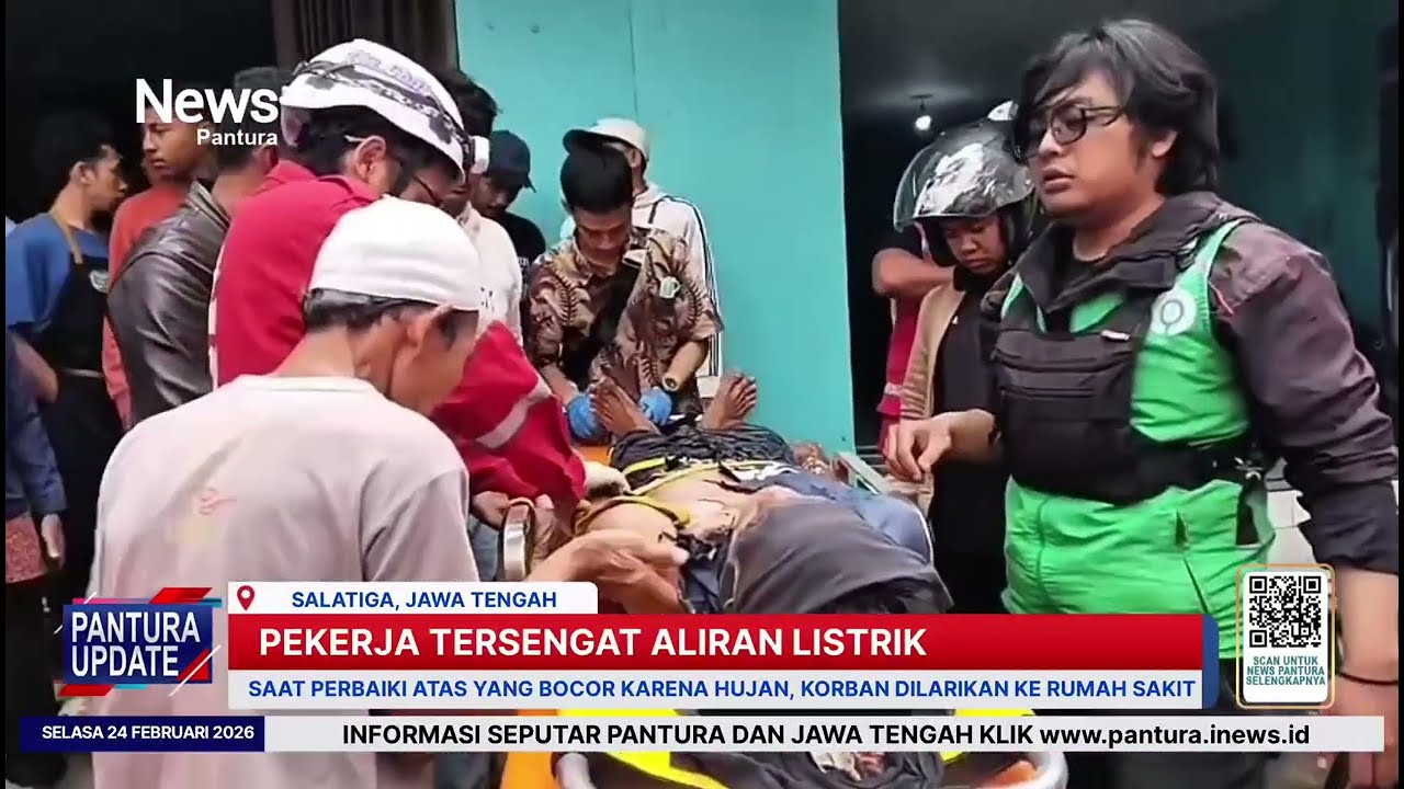 Pekerja tersengat listrik saat perbaiki atap rumah di Salatiga 