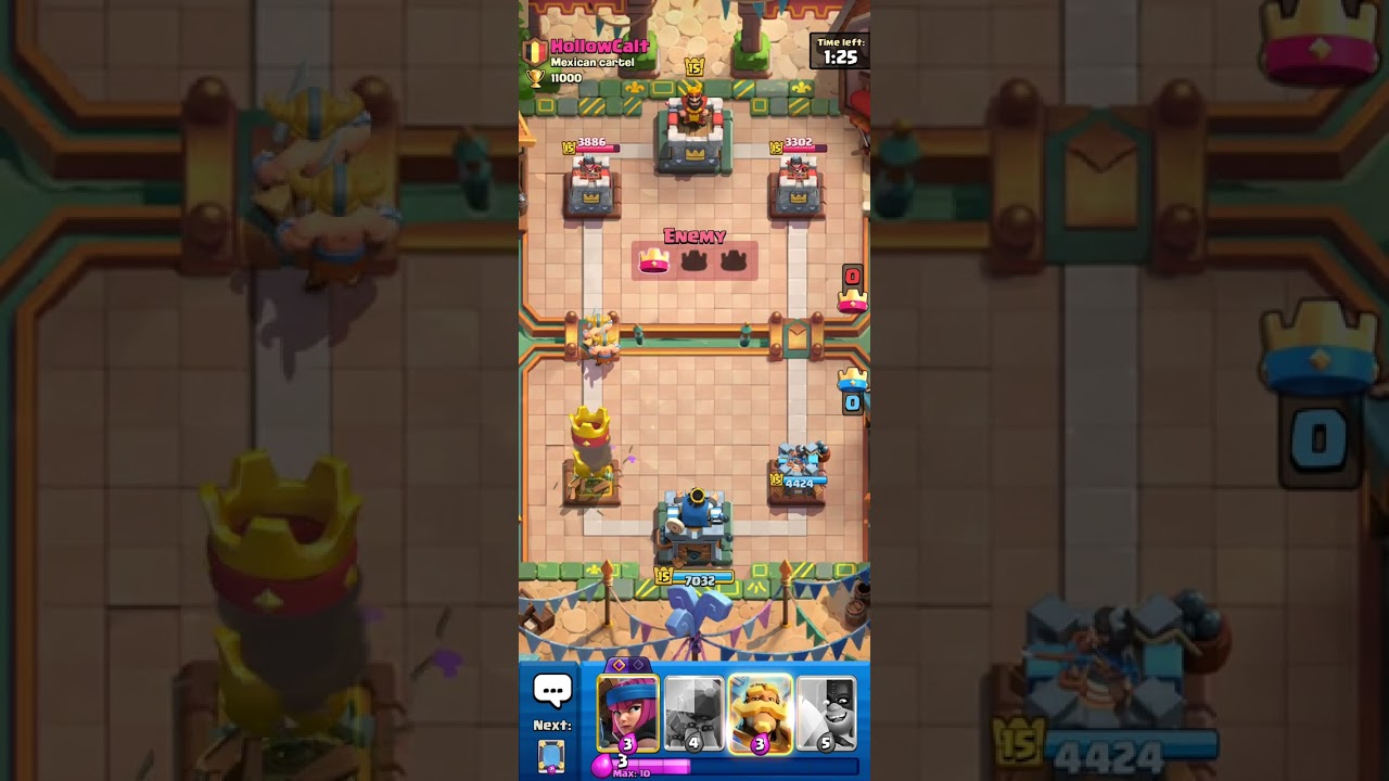 Berharap ganti Thropy malah turun - clash royale 