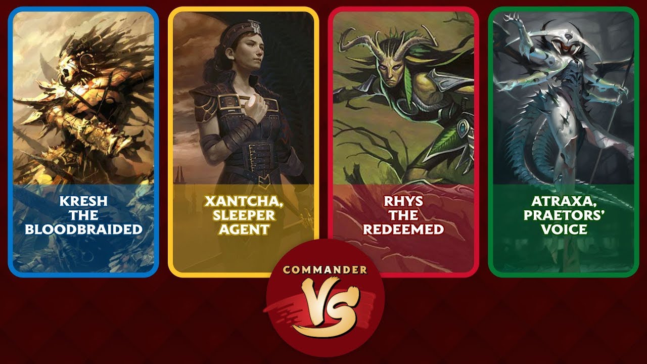 Commander VS Special: Kresh vs Xantcha vs Rhys vs Atraxa [EDH]