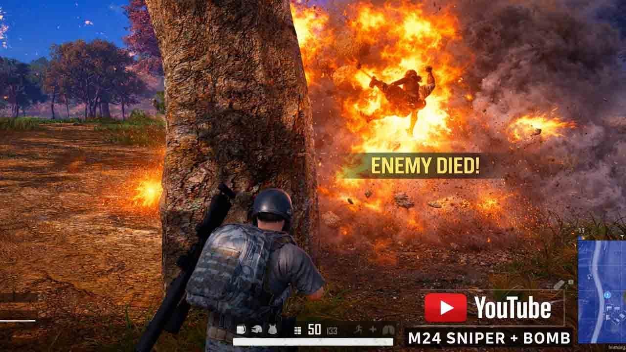 CHICKEN DINNER The M24 is one of the most powerful bolt-action sniper rifles