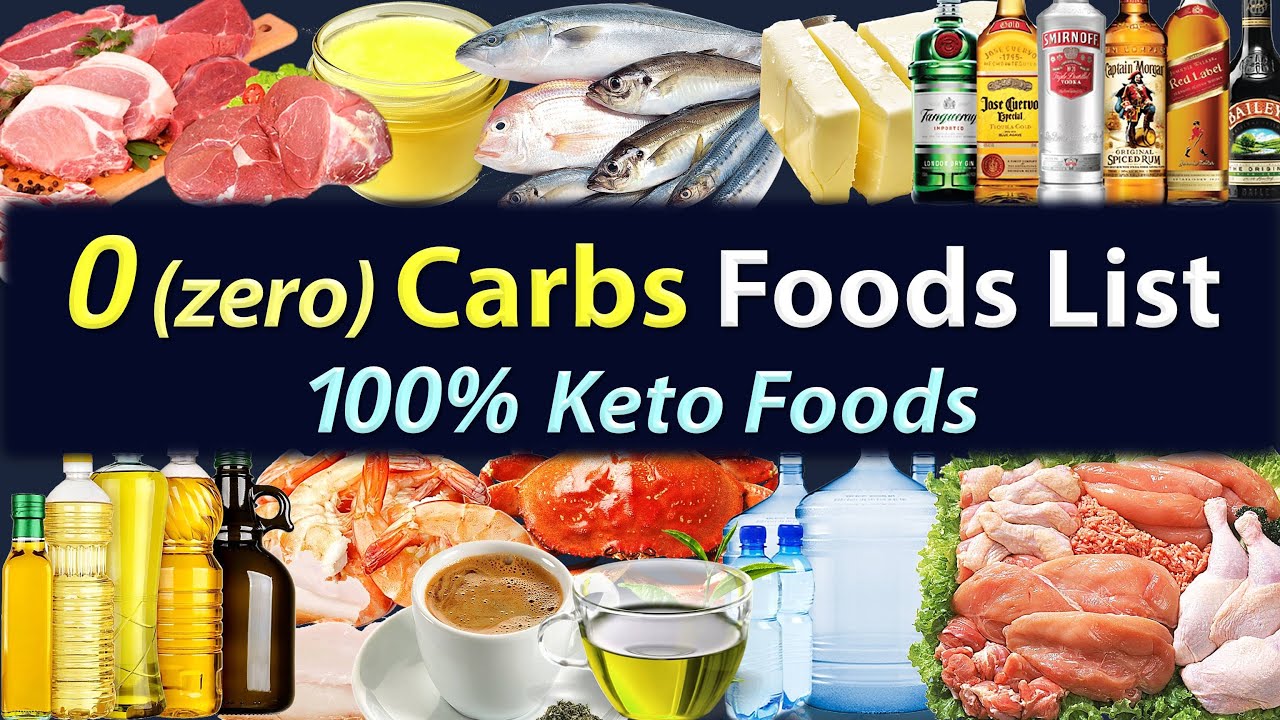 These are 100% Keto Foods – absolute Zero-Carbs – No Sugars, No Starches