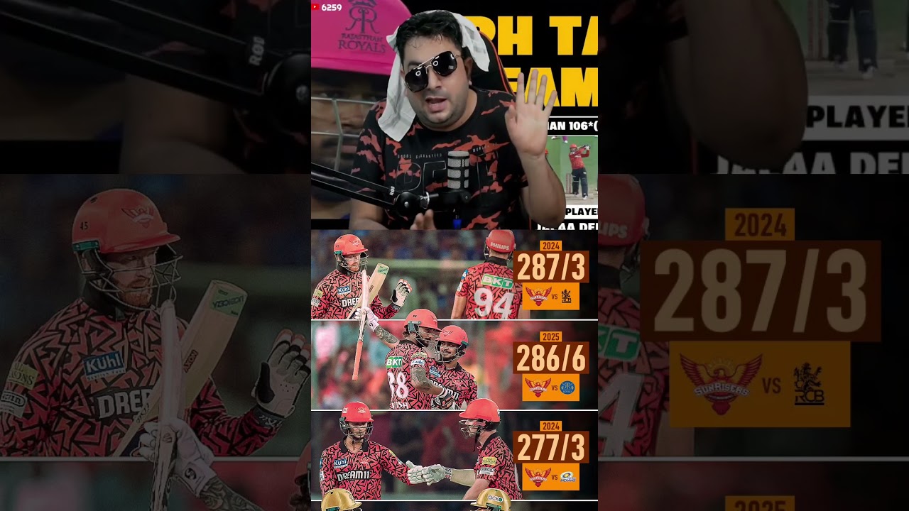 SRH team batting power 🔥#shortfeed #srh #cricket #ipl2025 #srhvsrr #trending