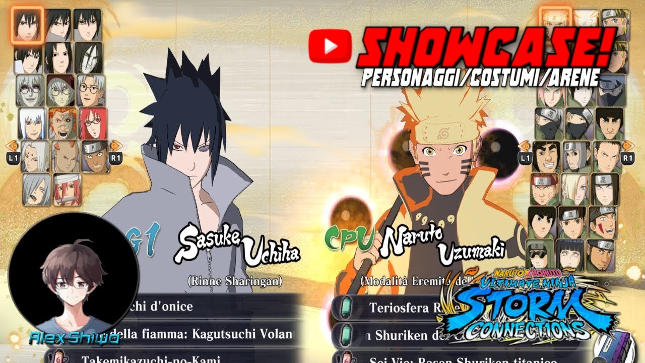 Naruto X Boruto: Ultimate Ninja Storm Connections - Tutti/e i/le Personaggi/Costumi/Arene + DLC