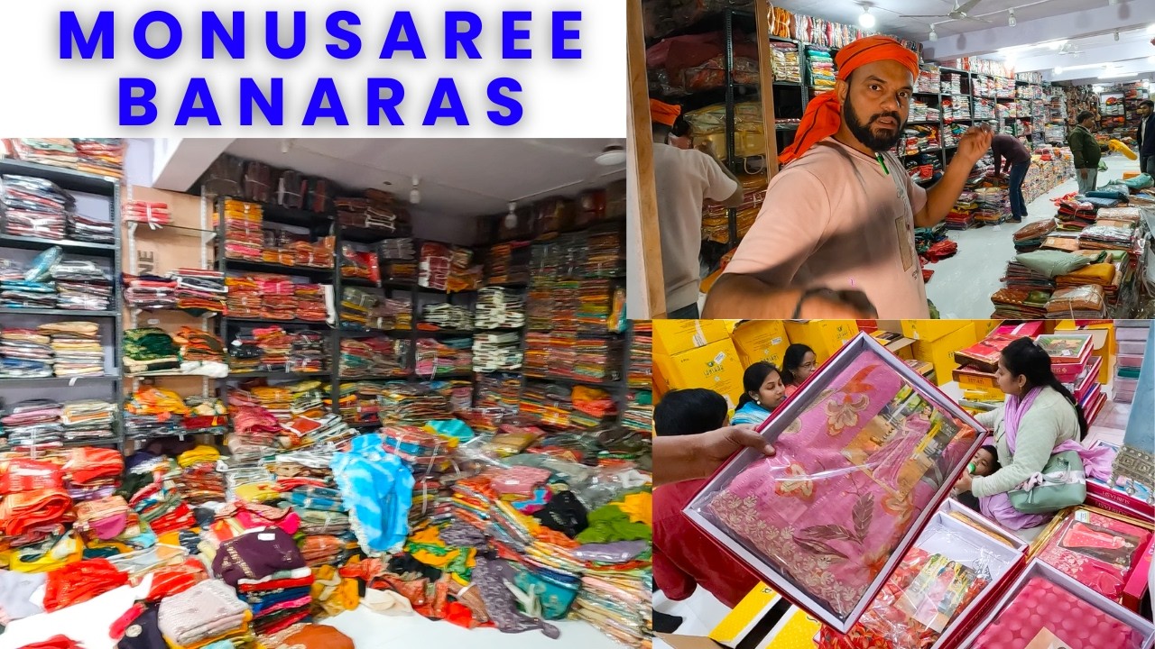 Monu saree Varanasi Wholesale Market 2026 Bigges Saree Showroom Varanasi