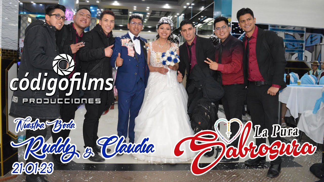LA PURA SABROSURA │En Vivo│Boda de Ruddy y Claudia │Código Films│2023