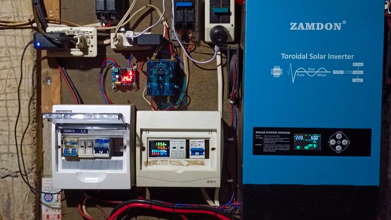 Review Tayo guys sa bago kung set up na Inverter 3kilowatt 24volts hybrid Zamdon