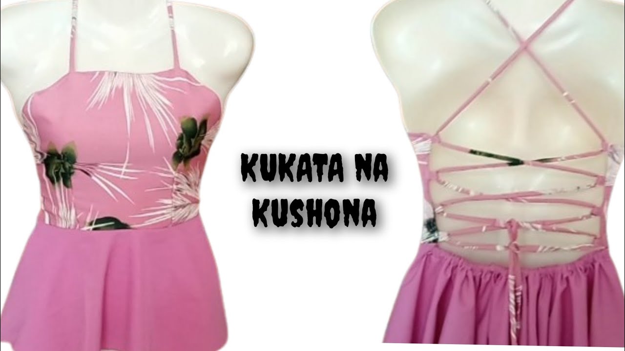Jinsi ya Kukata na Kushona Design Mpya ya Gauni #@NaimaCreation 
