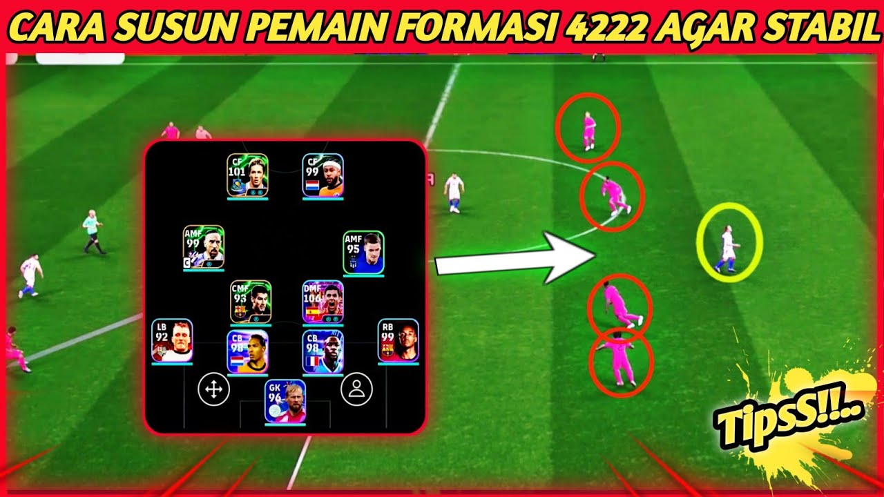 Tips ss!!!.. CARA MENYUSUN FORMASI 4222 DIJAMIN ENAK MAINYA