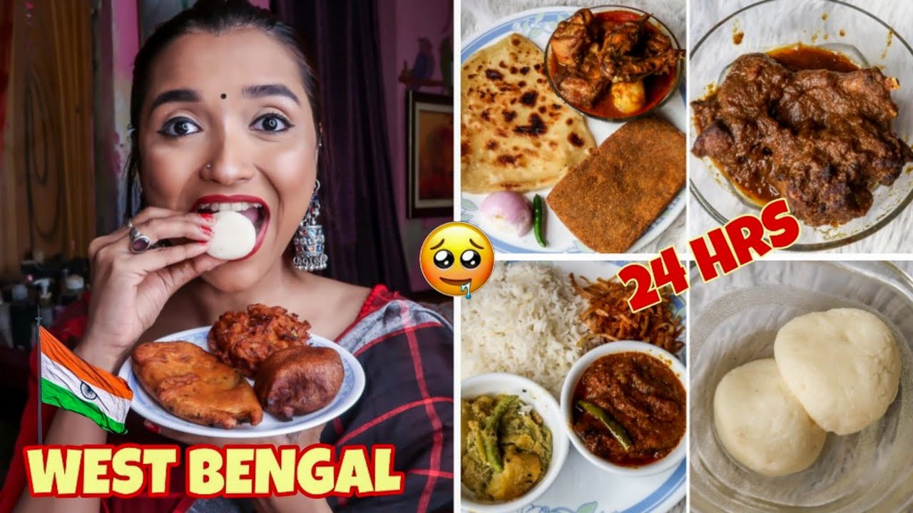 I Ate WEST BENGAL State FOOD For 24 HOURS CHALLENGE | Ep 4 - Cooking Bengali MUTTON CURRY INDIA