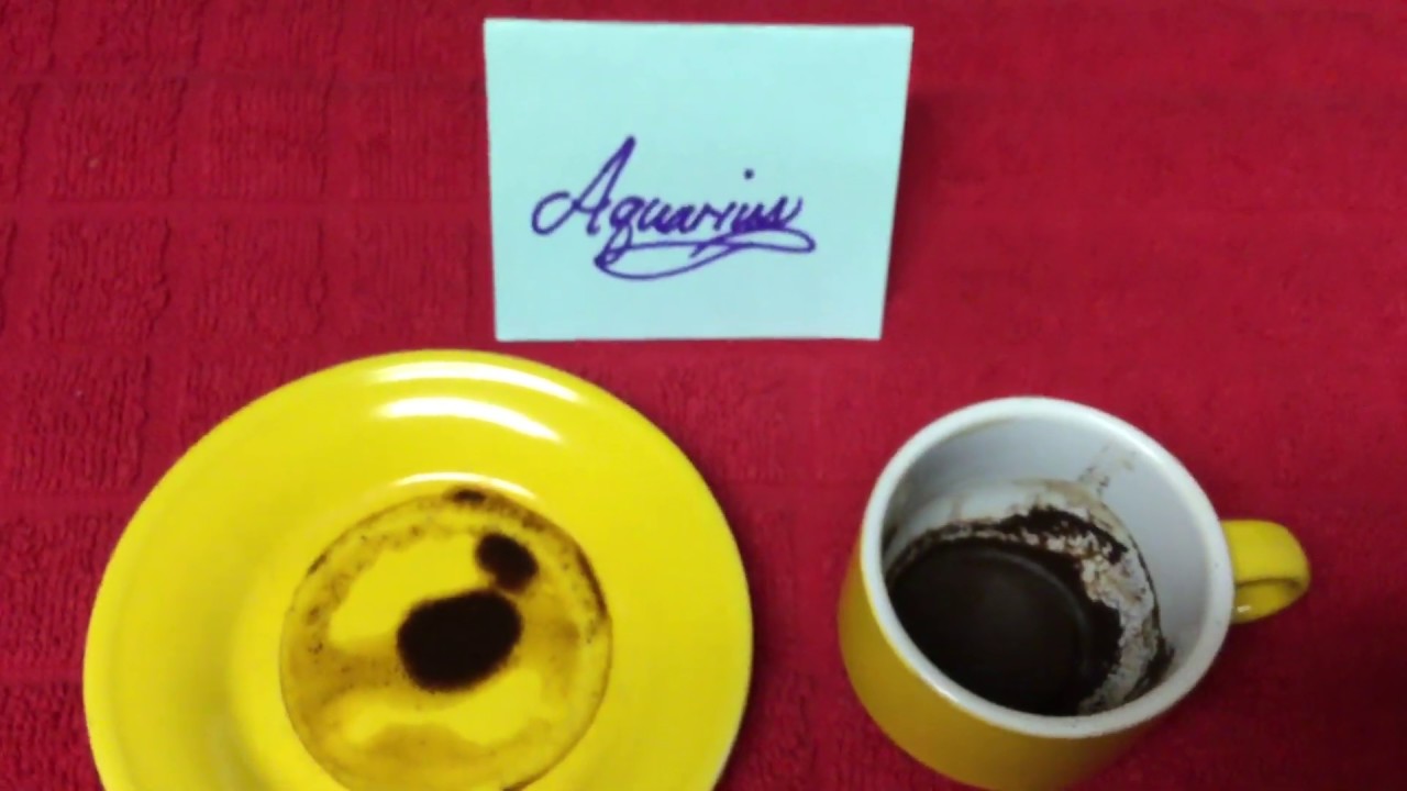 Aquarius October 28, 2019 Weekly Coffee Cup Reading by Cognitive Universe