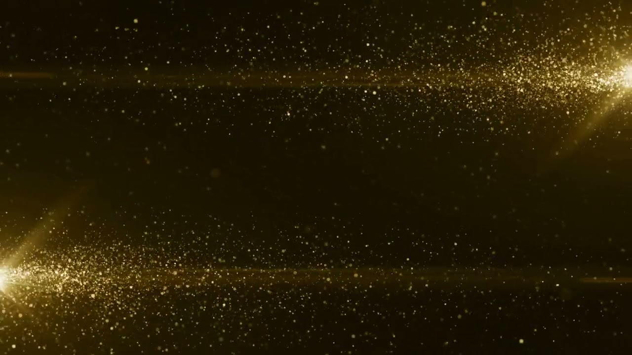 Gold Particles Bokeh Glitter Awards Dust Abstract Background Loop 4K | By Creator Stockify
