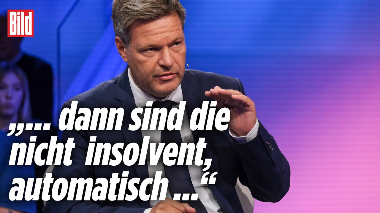 Habeck bei Maischberger zu Insolvenz – DIE Szene